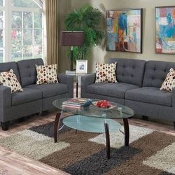 Brand New Sofa + Loveseat 2PCs Set