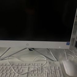 HP all in one computer white laptop desktop