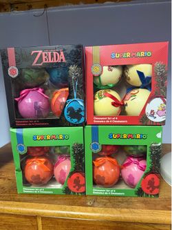 Super Mario ornaments