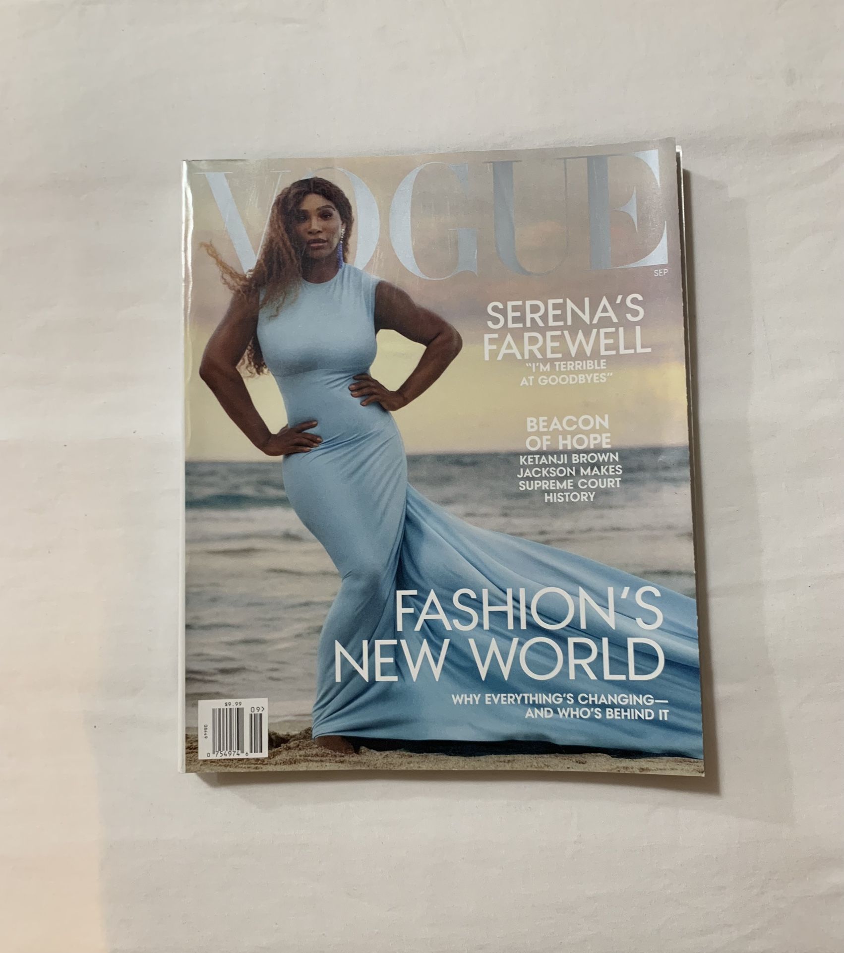 Vogue Serena’s Farewell “I’m Terrible at Goodbyes” Issue September 2022 Magazine