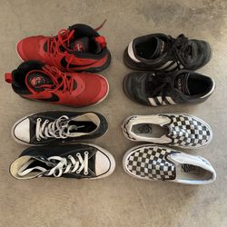 Boy shoes: Nike, Vans, Converse, Adidas