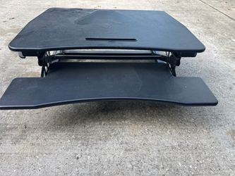 Black Sit-Stand Desk Converter Riser