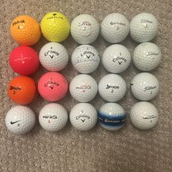 20x Cleaned Used Assorted Golf Balls (multiple in stock)