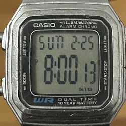 Casio Illuminator Digital WR Watch 