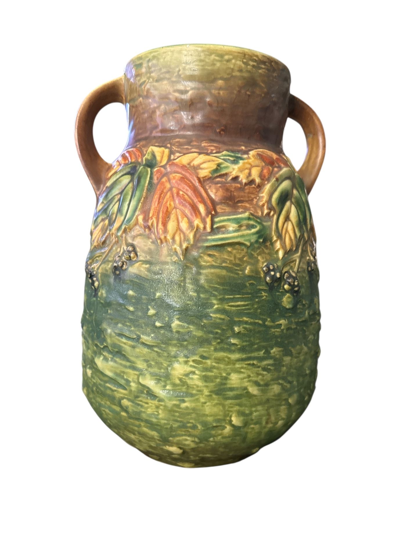 HUGE Roseville Blackberry Vase 578-12