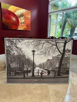 Vintage IKEA VILSHULT Amsterdam Framed Print — Discontinued | Discontinued In Stores