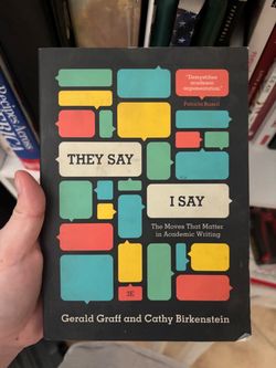 They say I say book