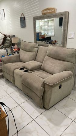 La-Z-Boy Sage Green Reclining Couch