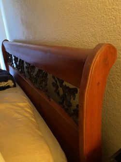 Cal King Sleigh Bed Frame