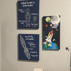 Kid Space Theme Decor