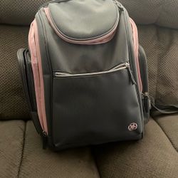 Pink And Grey Jeep Diaper Bag