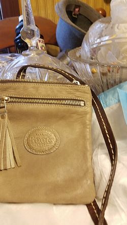 Root crossbody leather