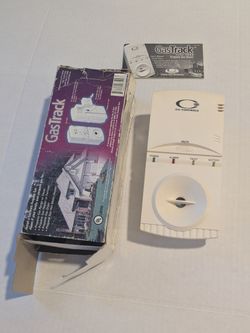 CCI Controls GasTrack model 7540 propane gas alarm designed to detect leaks from appliances like stoves or furnaces.