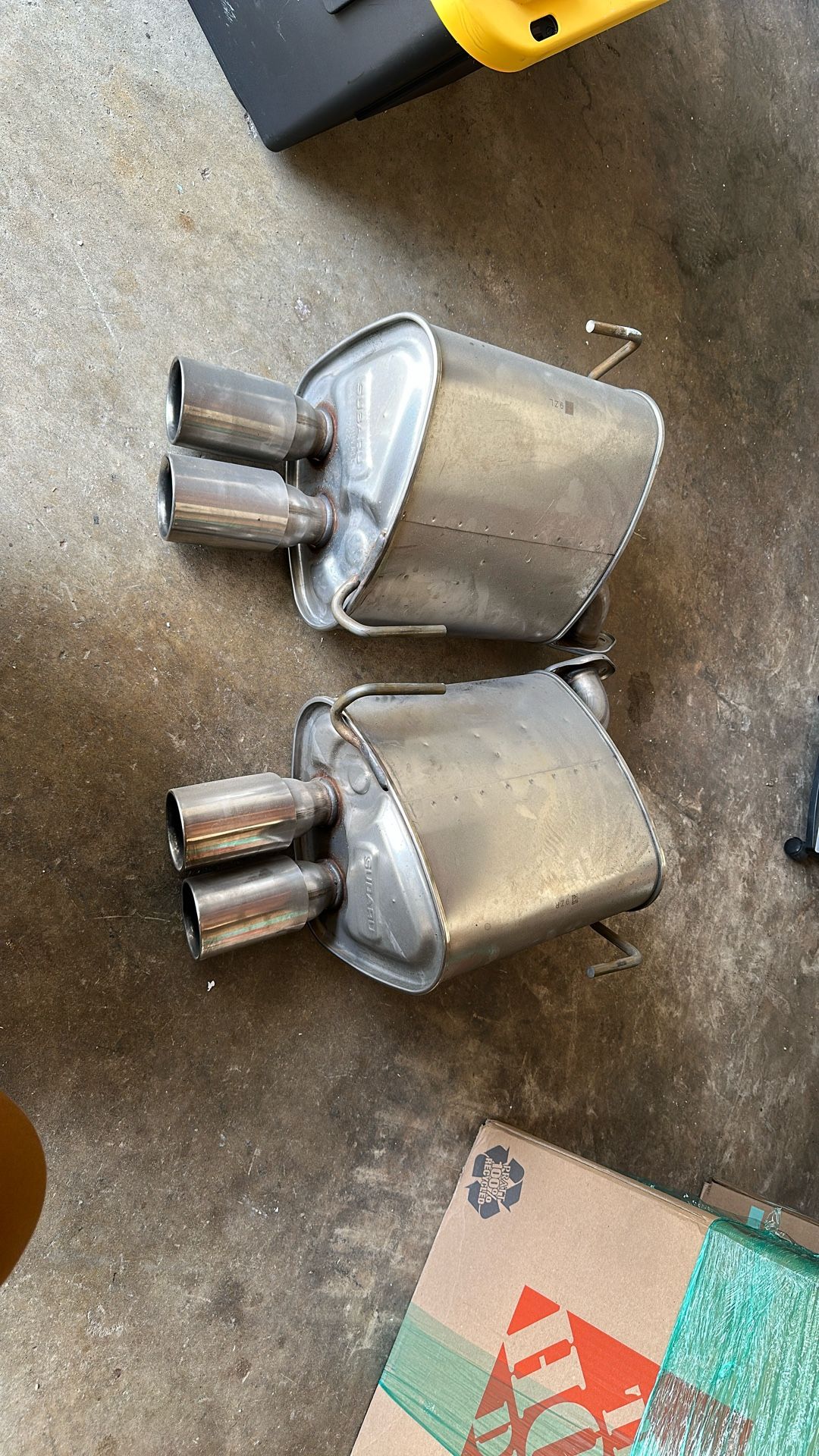 2018 Subaru WRX OEM Mufflers