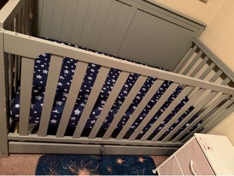 Crib and Dresser