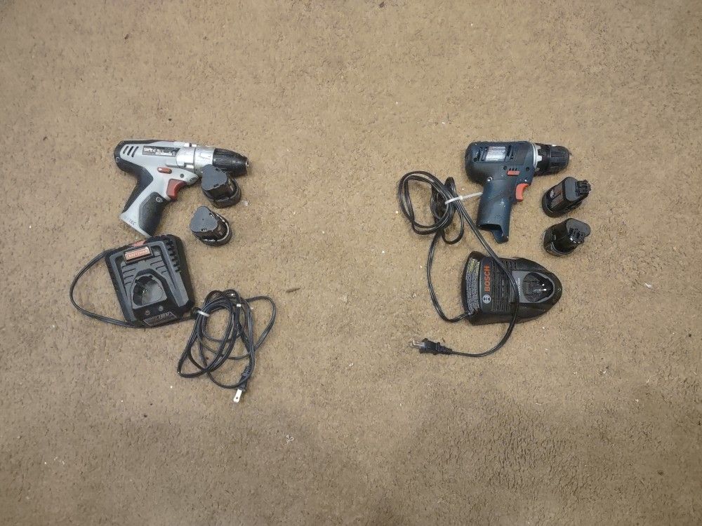 Bosch & Craftsman Cordless Drill 