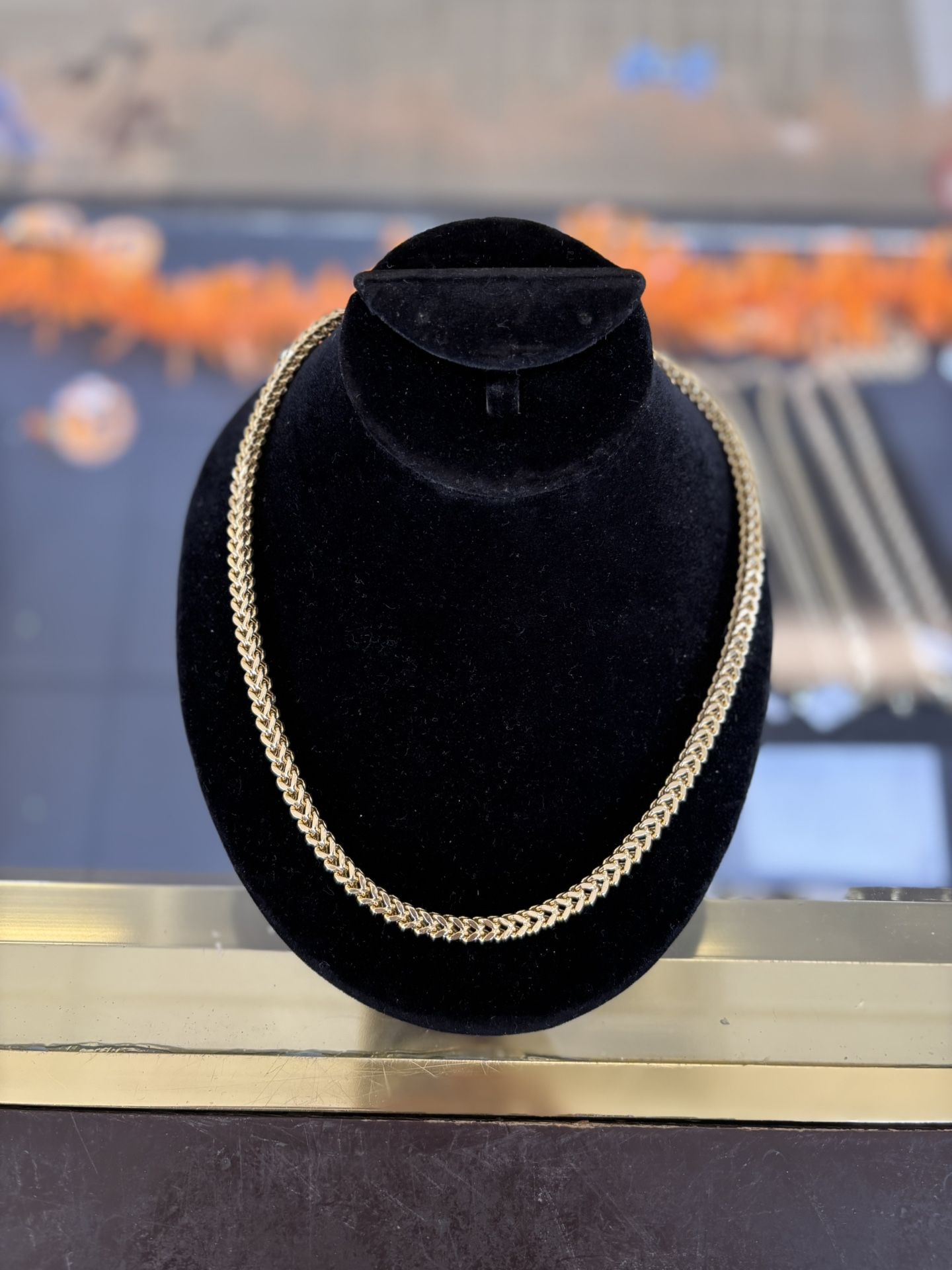 10kt Gold Foxtail Chain
