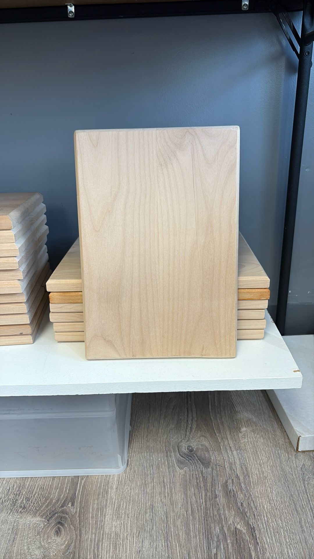 Alder wood blank plaque