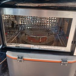 Kenmore Elite Microwave Hood Combonation with convection oven rack