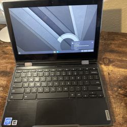 fast touch screen 360 lenovo Intel N4020 4gb 32gb 10 hours battery lenovo chromebook