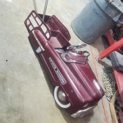 Pedal Car Converted To Push Car