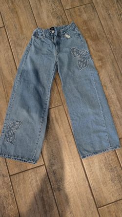 GAP Kids High Rise Wide-Leg Jeans size 14