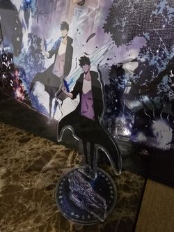 Solo Leveling Cuadro Y Su Figura 11x17 Animes NUEVO 