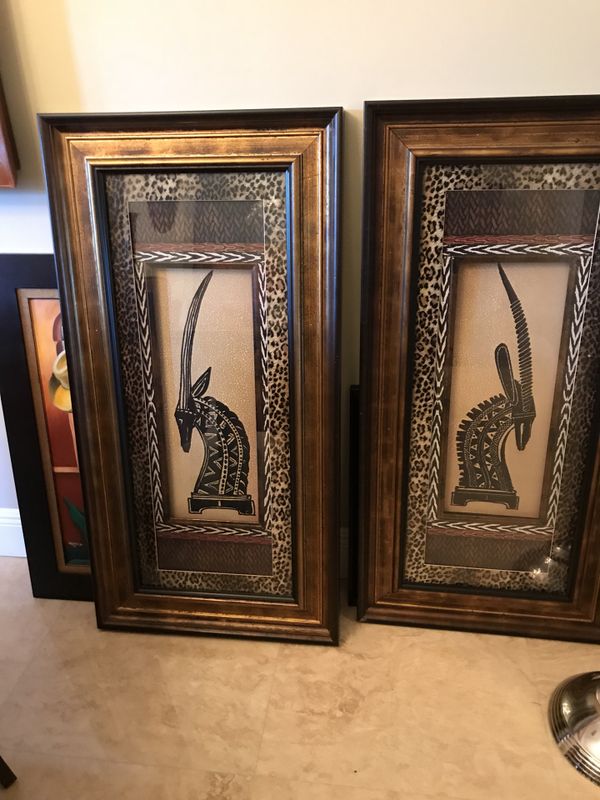 Wood And Glass Box Frames Africa Themed For In Miami Fl Offerup Wood And Glass Box Frames Africa Themed