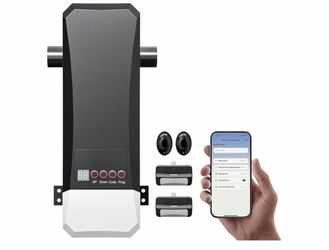 ZUMI Wall-Mounted Garage Door Opener, App-Controlled Garage Opener with Manual Backup IR Sensors, Heavy-Duty Smart Garage Entry Device Access Unit for
