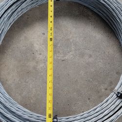 Galvanized 250' 1/2" 1x7 Steel Wire