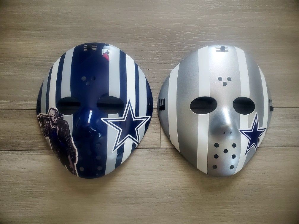 Custom Dallas ⭐️Cowboys Jason Theme Mask Bundle 4 Tailgating-Mancave-Halloween & Entertainment-Shipping Available
