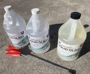 Liquid Glass deep Pour Epoxy 3 Gallons 