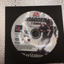PS2 Games Madden 2004