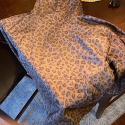 Ladies Leopard Hoodie