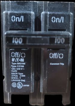 Eaton BR2100 100A 2-Pole Circuit Breaker