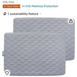 New Set Of 2 Pack N Play Mattress Protectors