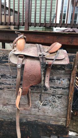 Kids western saddle