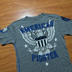 Vintage Y2K American Fighter Affliction Grunge MMA Tshirt  Size L