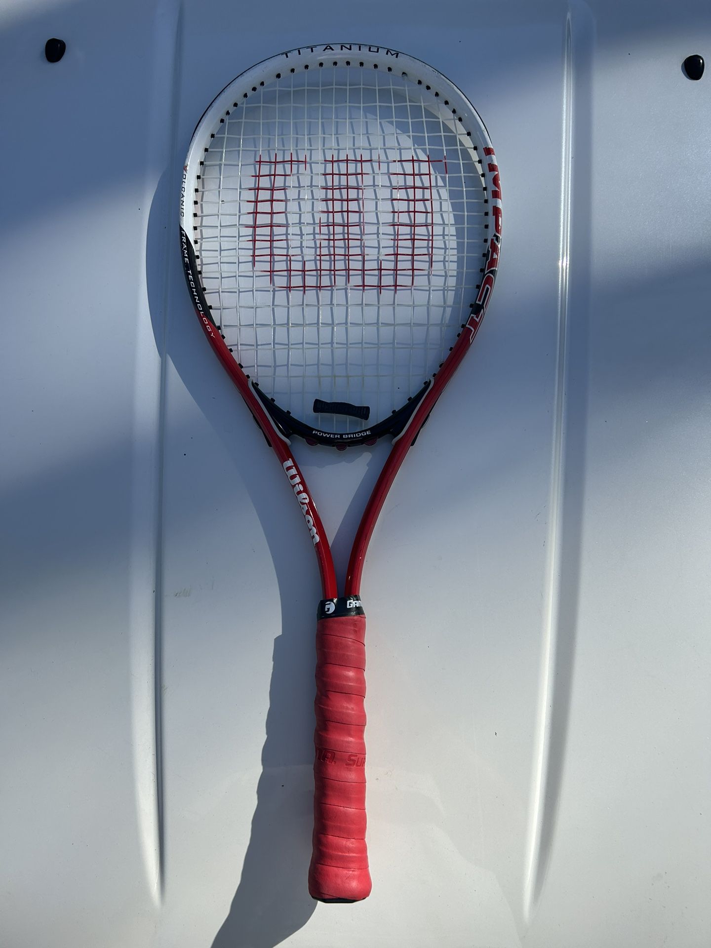 Wilson Tennis Racket With New Grip