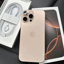 Unlocked iPhone 16 Pro Max 1TB Desert