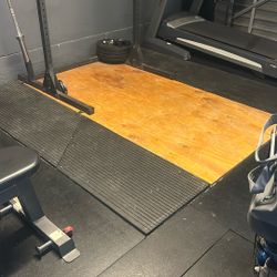 Platform for Olympic lifting 