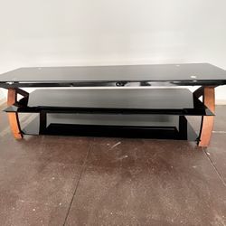 Glass And Metal TV Stand 75” Up