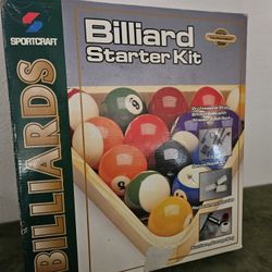NEW Sportcraft Billards Starter Kit Pool Balls