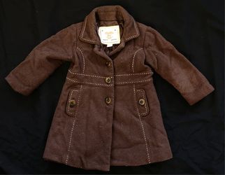 Girls vintage GAP brown wool coat