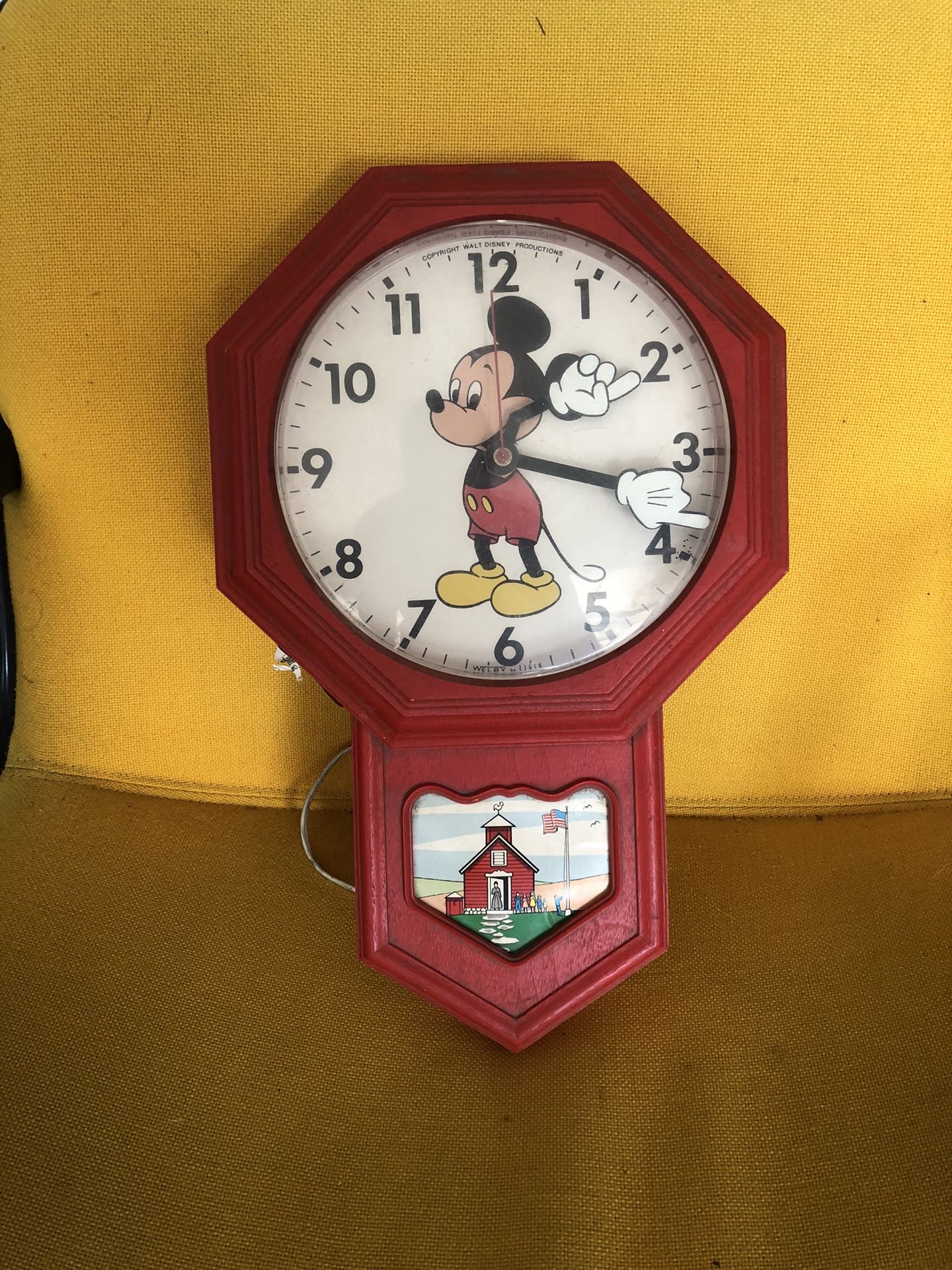 Vintage Mickey Mouse Clock