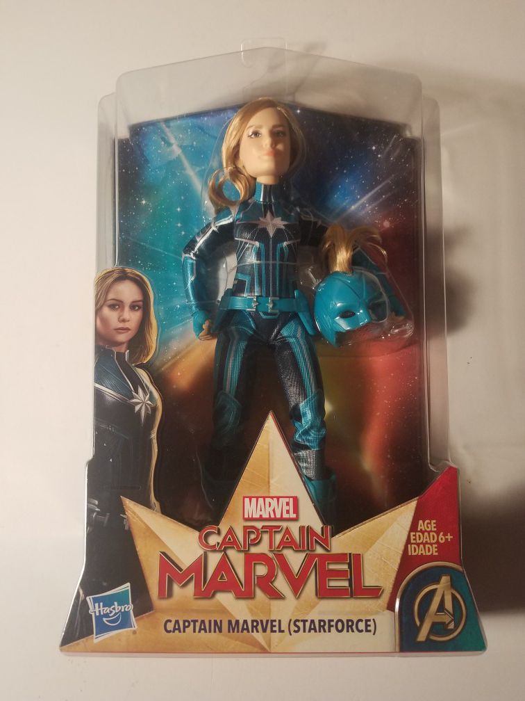 Captain marvel starforce doll new sealed toy