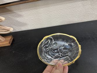 Vintage Mikasa Golden Goose Candy Dish