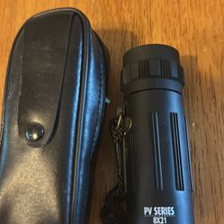 Monocular Vivitar PV Series 8 X 21 with case.     