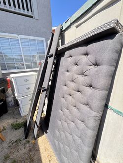 Queen size bed frame.