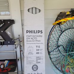 Philips F34t12/cw/rs/ew Alto Econ O Watt T12 34 Watt 48inch 10 Bulb Pack